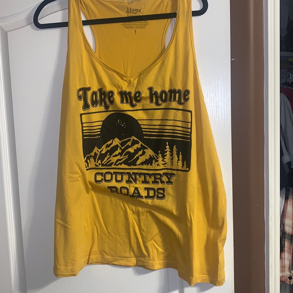 “Take Me Home Country Roads” Tank